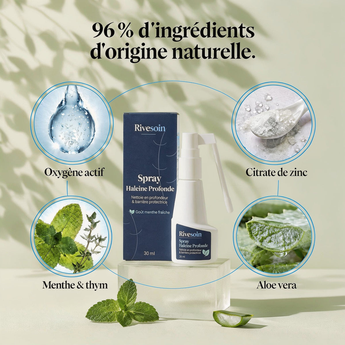 Spray Anti-Odeur aux Amygdales - Détruit les bactéries à la source